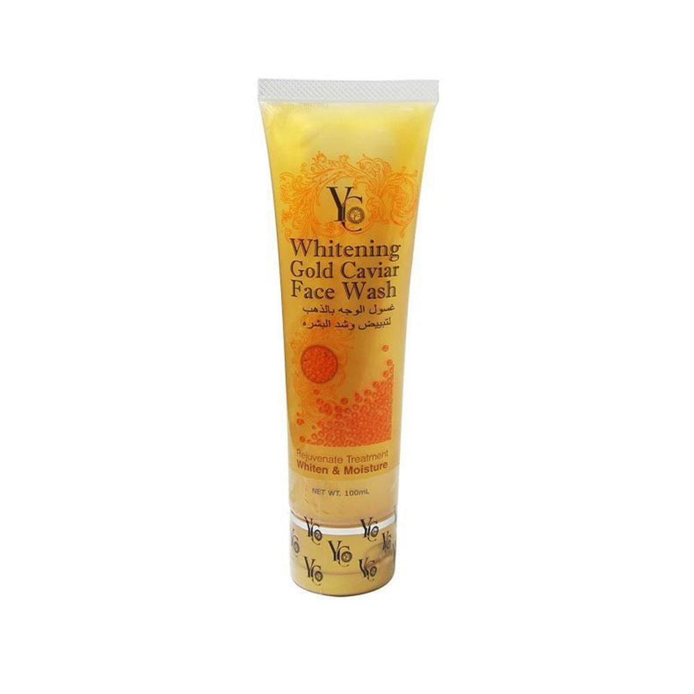 YC Whitening Gold Caviar Face Wash Cleanses Brightens & Moisturizes 100ml